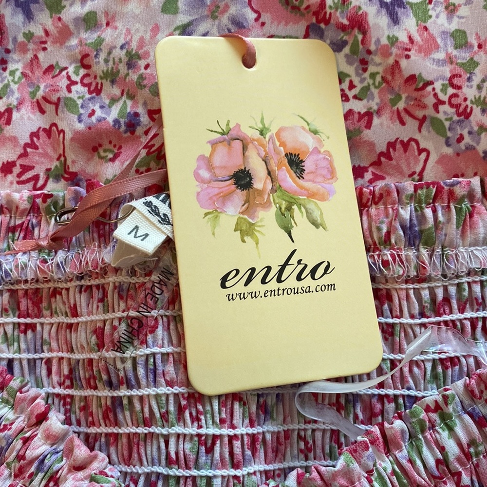 Entro Womens Skort Floral Pattern Size Medium - Picture 5 of 6